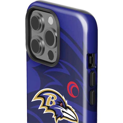 NFL Baltimore Ravens Double Vision iPhone 15 Pro Impact Case